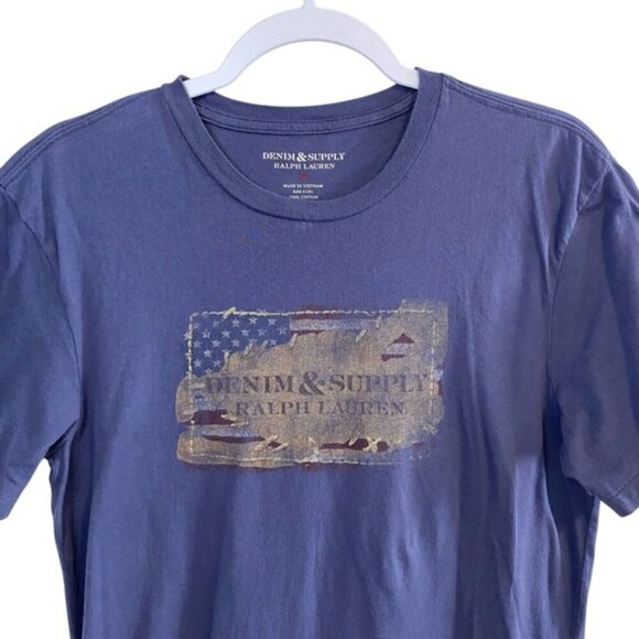 Denim & Supply Ralph Lauren - Classic Blue T-Shirt - M - Picture 2 of 5